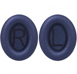 Set 2 bureti MTP pentru casti Bose QuietComfort QC2 QC15 QC25 QC35 QC35 II AE2 AE2i AE2w Over-Ear Albastru Piele ecologica 