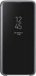 Husa Clear View pentru Samsung Galaxy S22 Ultra flip cover Negru SOHO4312 