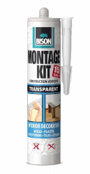 Adeziv pentru Constructii Bison Montage Kit Transparent 310 g Adeziv Universal - TEM429010 
