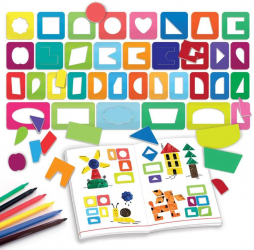 Joc Montessori cu sabloane Headu 