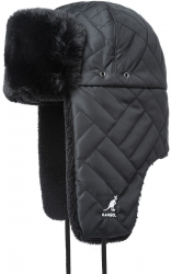 Caciula Kangol Quilted Trapper Negru 