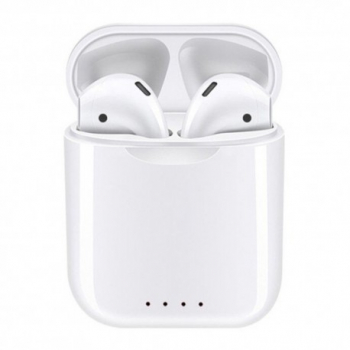 Casti Bluetooth Wireless i88 TWS Techstar and reg Pentru Android si iOS BT 5.0 Rezistente la apa Alb