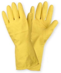 Manusi Menaj RAPIDO din Latex Marimea S Galbene - SG2537 