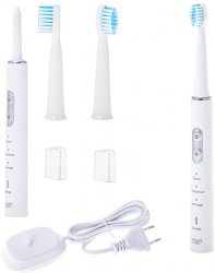 Set periuta de dinti electrica sonicare MEAD2175 cu acumulator incorporat 30000 VPM 3 moduri de lucru si memento 30 secunde