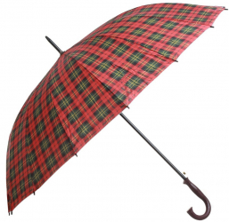 Umbrela lunga automata PAMI U-S621-360 70 cm 16 spite Rosu 