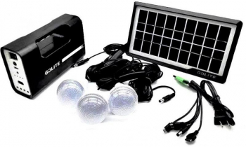 Panou solar 3 becuri lanterna LED USB incarcare telefon 
