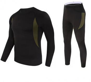 Costum termic Level 1 Negru S 