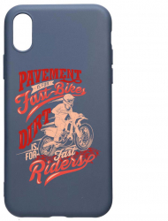 Husa Silicon Compatibila cu Huawei Y6 2019 / Y6s Fast Bike rezistenta la uzura Alaskan Blue AB 827 