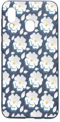Husa Silicon Compatibila cu Samsung Galaxy A20 Daisy - White Flower rezistenta la uzura Alaskan Blue AB 683 