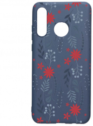 Husa Silicon Compatibila cu Huawei P30 Lite Halloween rezistenta la uzura Alaskan Blue AB 155 