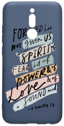 Husa Silicon Compatibila cu LG K40 / K12 Plus Bible rezistenta la uzura Alaskan Blue AB 481 