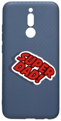 Husa Silicon Compatibila cu LG K40 / K12 Plus Super Dad rezistenta la uzura Alaskan Blue AB 161 