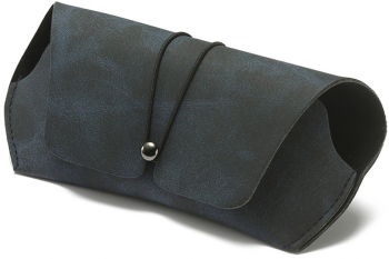Toc Etui ochelari Piele ecologica si interior super soft rezistenta la zgarieturi si praf Negru KOF-BBL5034 