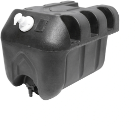Rezervor apa 50L plastic negru 420x440x400 mm OMC 