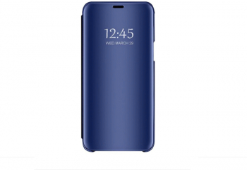 Husa Clear View pentru Motorola Moto G9 / G9 Play / E7 Plus flip cover Albastru CRB-BBL5039 