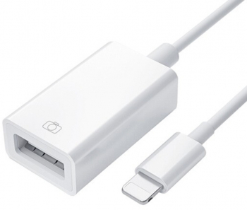 Adaptor OTG Lightning la USB 2.0 5Gbps lungime13 cm Alb SOHO4688 
