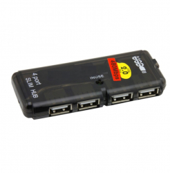 Hub USB 2.0 cu 4 x porturi USB 480 Mbps Negru SOHO4666 