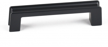 Maner pentru mobila Aron finisaj negru mat CB 96 mm 