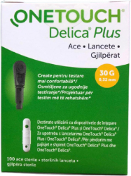 Ace Sterile OneTouch Delica Plus cutie cu 100 buc 30 g 