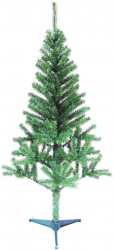 Brad artificial cu ace scurte de culoare verde stralucitor inaltime 120 cm include suport 