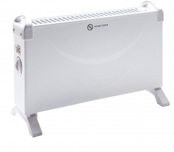 Convector electric Sta de podea tip aeroterma putere 2000W 3 trepte glabile de putere gri