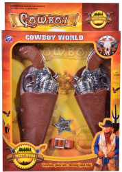 Set 2 pistoale tip cowboy cu toc 