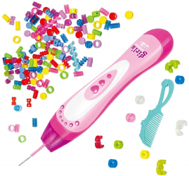 Set accesorii pentru par cu pieptene inclus aparat si 115 piese multicolor 35 cm 