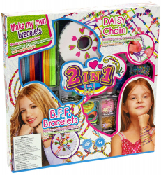 Set bratari fete 30 snururi 8 coarde 4 palete 