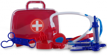 Set de joaca trusa de doctor STA de jucarie cu 10 ustensile