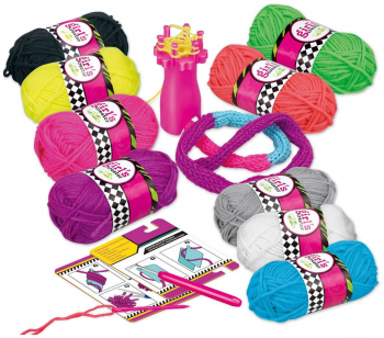 Set tricotaj Sta fulare-esarfe chic multicolor 9 culori diferite