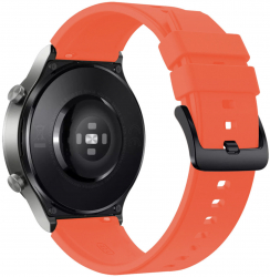 Curea compatibila cu Huawei Watch GT / GT2 / GT2 PRO 46 mm material silicon Portocaliu SOHO4870 