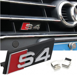 Emblema S4 grila fata Audi prindere cu cleme 