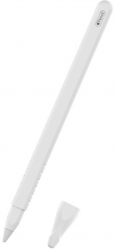 Husa tip capac high quallity compatibila cu Apple Pencil 2 material silicon Alb SOHO4905 