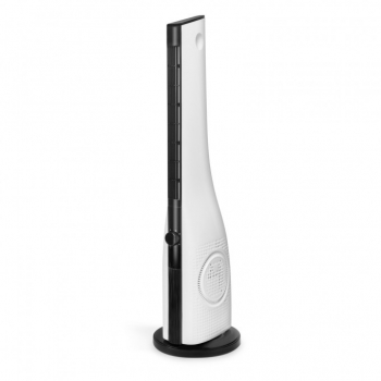 Ventilator tip Turn Putere 50W cu 3 Trepte de Viteza si 3 Moduri de Oscilare Inaltime 89 cm Culoare Alb/Negru 