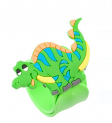 Bratara reglabila pentru copii cu model Dinozaur Verde SOHO4982 