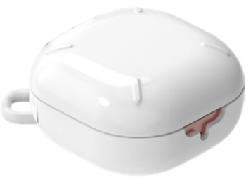 Husa protectie din termopoliuretan compatibila cu Galaxy Buds Live Glossy White SOHO4947 