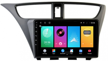 Navigatie dedicata cu Android Honda Civic Hatchback 2012-2015 ecran mare 9inch 6+128GB slot 4G carplay