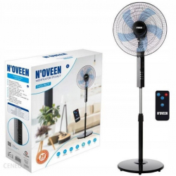 Ventilator de birou Noveen F455 40 cm 55W 3 trepte de viteza reglare pe inaltime Black 