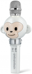 Microfon karaoke in forma de maimuta efecte sonore pentru copii Silver SOHO5004 