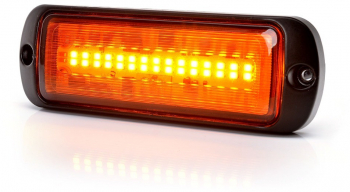 Stroboscop Led Portocaliu 1469 W218 Cu Montare In Grila 2 Faze Flash 12V-24V 21W WAS 