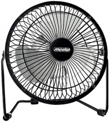 Ventilator mini de birou Mesko MS 7322 Portabil 15 cm USB Negru 