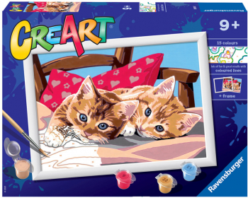 Pictura pe numere pisicute Ravensburger 