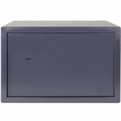 Seif metalic antiefractie cu cheie 250x350x250 mm HxLxl Negru PLUS Safe 