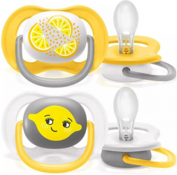 Suzete Philips-Avent SCF080/18 Ultra Air Pacifier 6-18 luni Ortodontice fara BPA Lamaie 