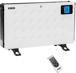 Radiator electric Noveen CH8000 LCD Smart 3 trepte de putere 2000W termostat reglabil si telecomanda Alb 