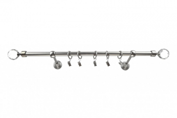 GALERIE METALICA BALL CRISTAL 16MM INOX KIT COMPLET 240 cm 