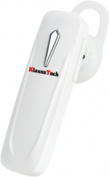 Casca Bluetooth KlaussTech Sunet Clar Bluetooth 4.1 Incarcare Rapida Alb 