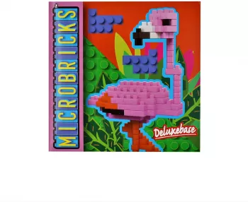 Set constructie Microbricks flamingo 139 piese 