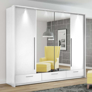 DRESSING VENERA ALB 255 CM/221 H/ 67 CM ADANCIMElungimea pe ambele us 