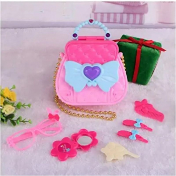 Geanta fetite cu lumini si accesorii de infrumusetare multicolor 3 ani+ 